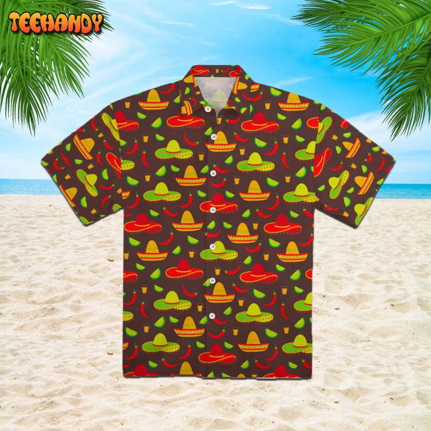 Cinco De Mayo Mexican Sombrero Hawaiian Shirt