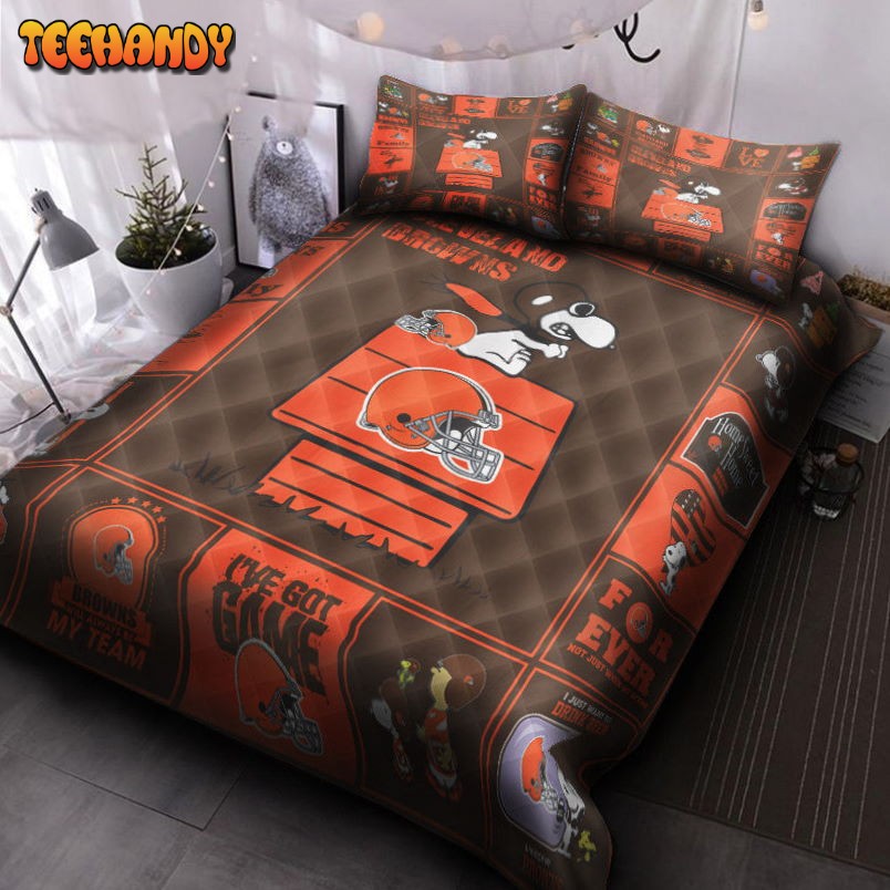 Cleveland Browns V2 Quilt Bedding Set