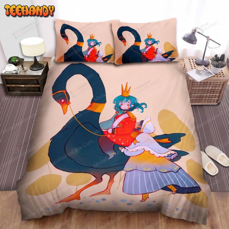 Climbing On The Black Swan Animal 9 Bedding Sets