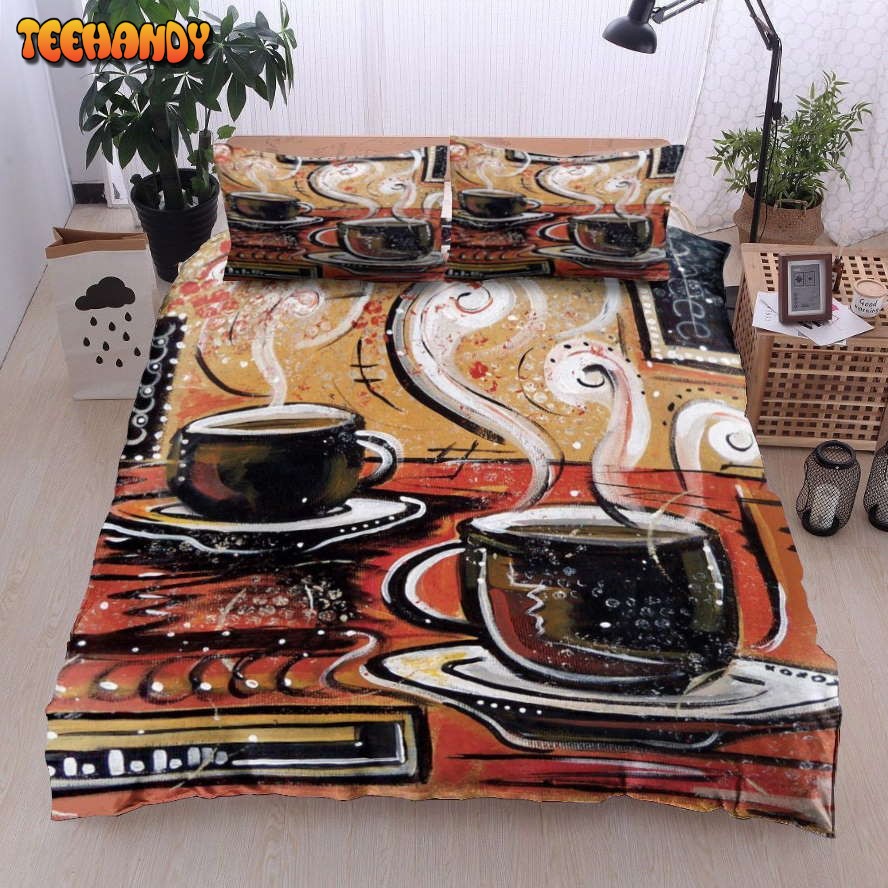 Coffee Bed Sheets Duvet Cover Bedding Sets