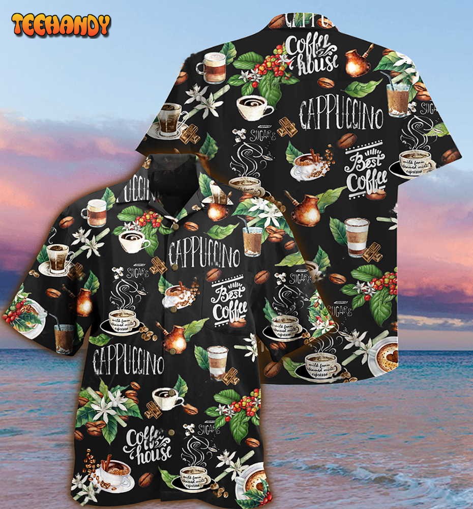 Coffee I Love Coffee Leaf Hawaiian Shirt