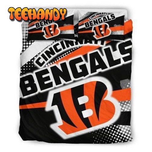 Colorful Shine Amazing Cincinnati Bengals 3d Duvet Cover Bedding Sets