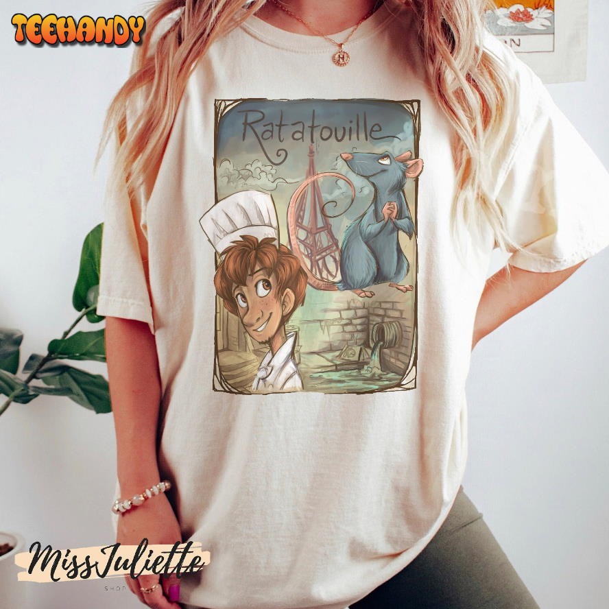 Comfort Colors Retro Disney Ratatouille Shirt, Disney Remy Shirt