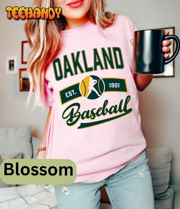 Comfort Colors Shirt Retro Oakland Baseball Shirt