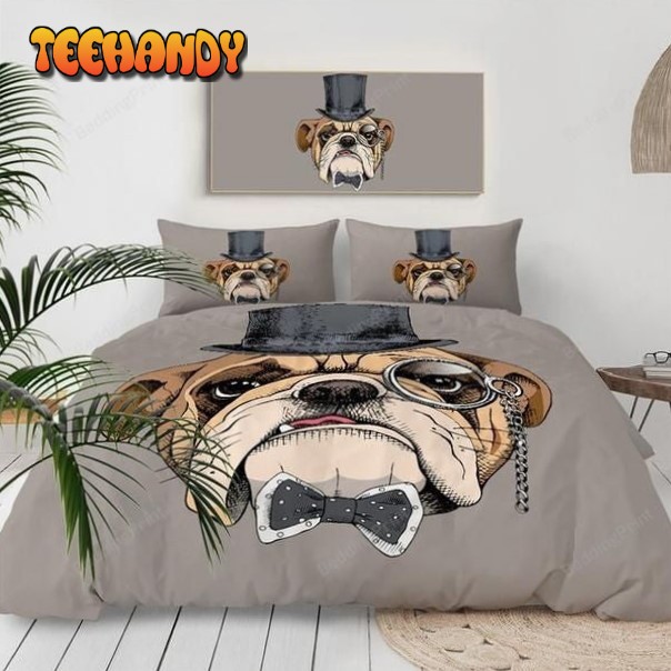 Cool Bulldog Dogs Bed Sheets Duvet Cover Bedding Sets