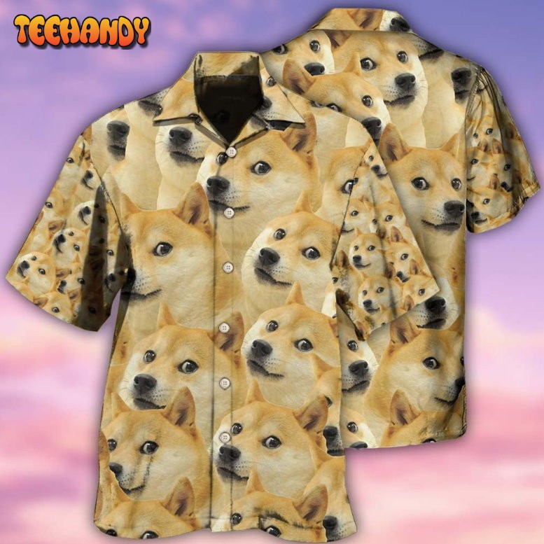 Corgi Meme Funny Style Hawaiian Shirt