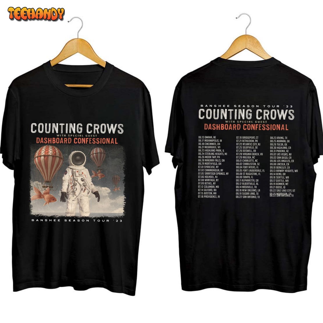 Counting Crows Banshee Season Tour 2023 Shirt