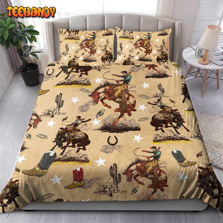 Cowboy Bedding Set Bed Sheets Spread Duvet Cover Bedding Sets