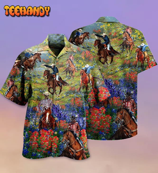 Cowboy Flowers Love Flowers Hawaiian Shirt