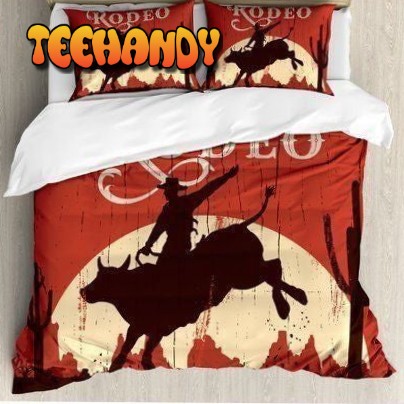 Cowboy Rodeo Bed Sheets Duvet Cover Bedding Sets