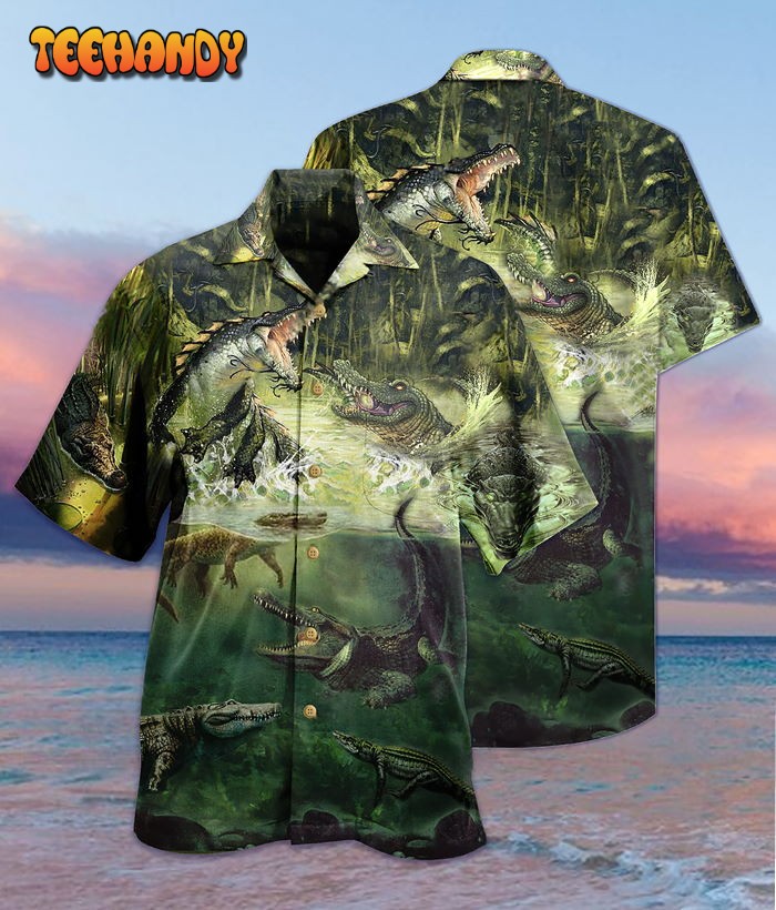 Crocodile Amazing Alligator Hawaiian Shirt