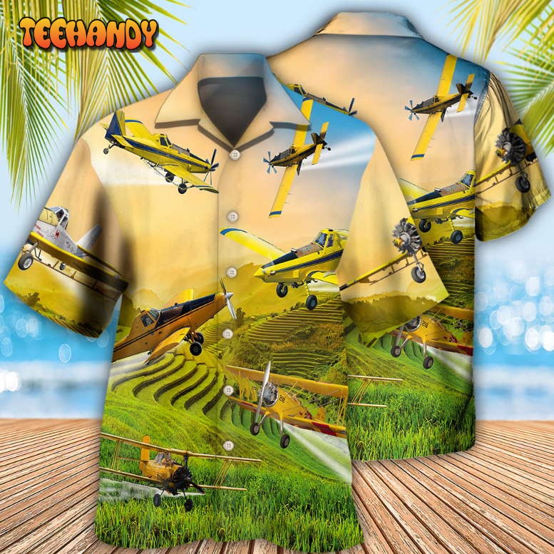 Crop Duster In Life Hawaiian Shirt