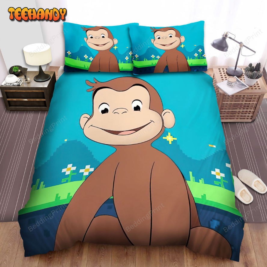 Curious George Solo Image Bed Sheets Spread Duvet Cover Bedding Sets
