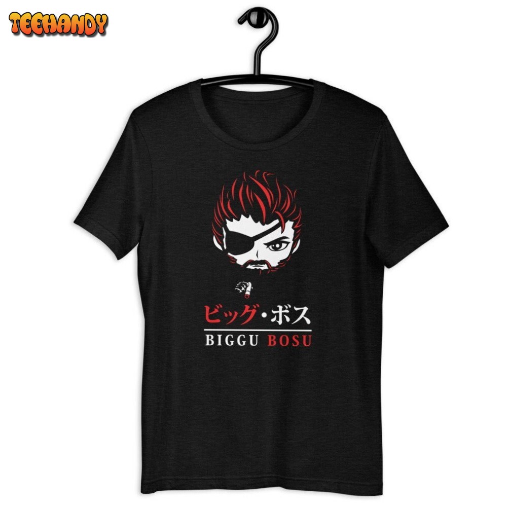 Cute Big Boss Tshirt Metal Gear MGS Snake Kojima Japan Japanese Classic Videogame T Shirt