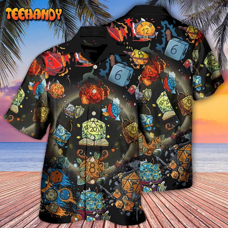 D20 Dungeon And Dragon Hawaiian Shirt