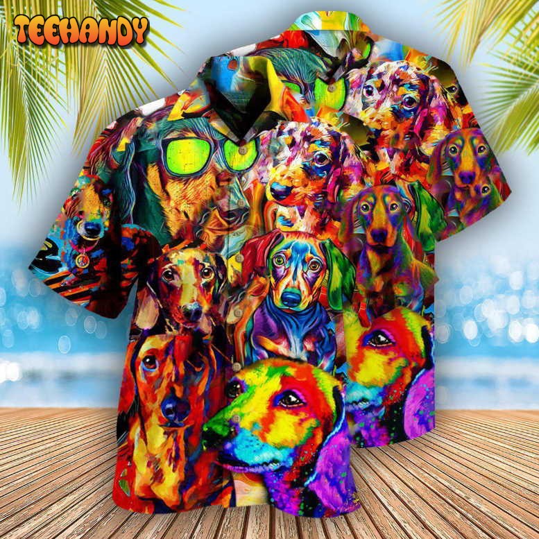 Dachshund Dogs Is Better With A Dachshund Hawaiian Shirt