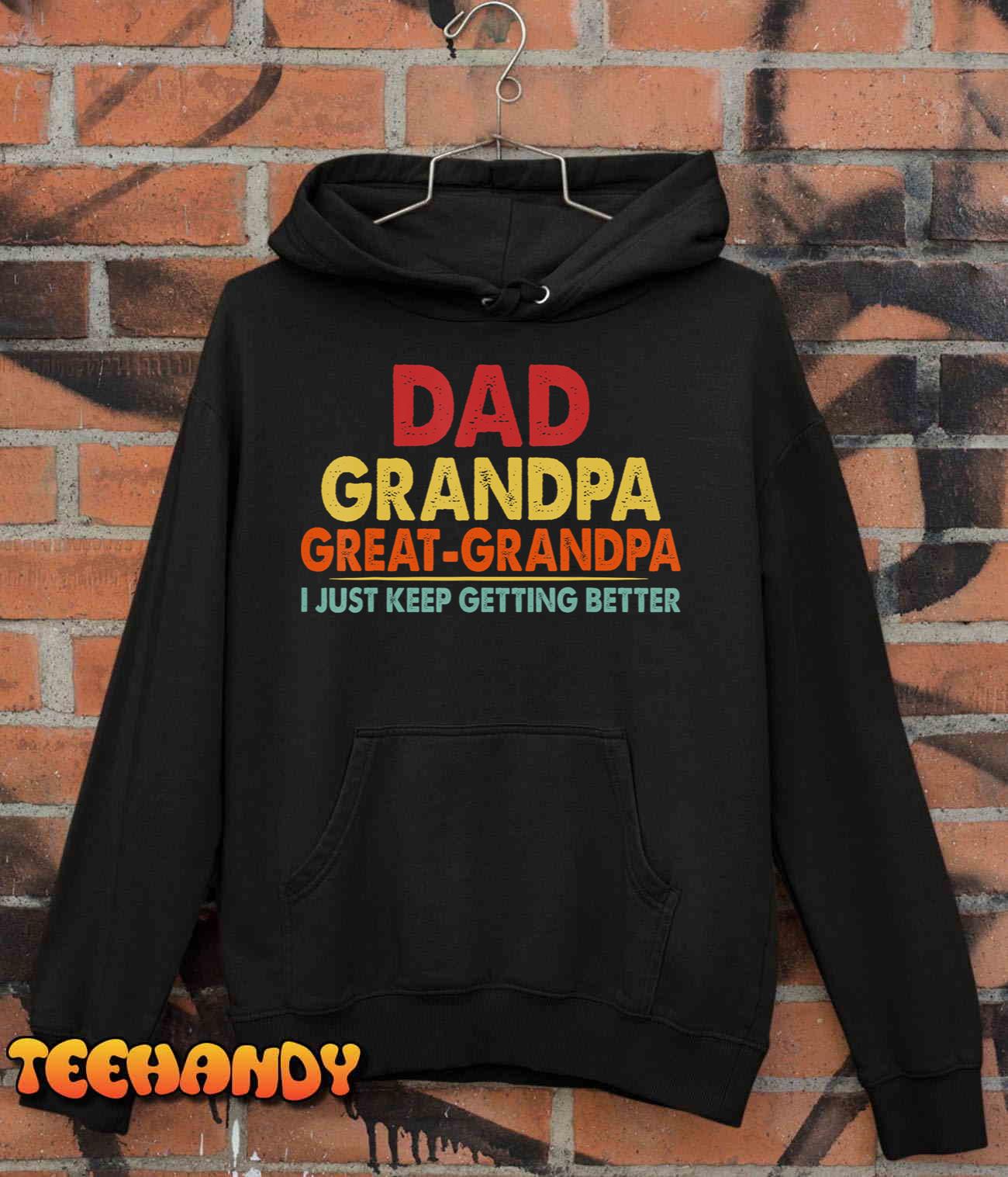 Dad Grandpa Great Grandpa From Grandkids T-Shirt