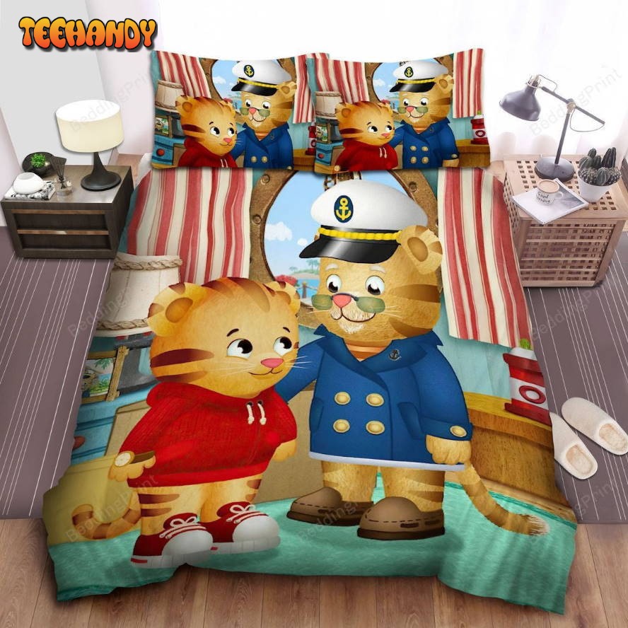 Daniel Tiger’s Neighborhood Daniel And Mr. Mcfeely Duvet Cover Bedding Sets