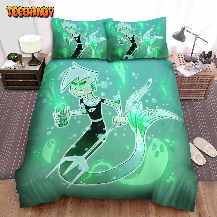 Danny Phantom Surrounded By Ghosts Spread Duvet Cover Bedding Sets