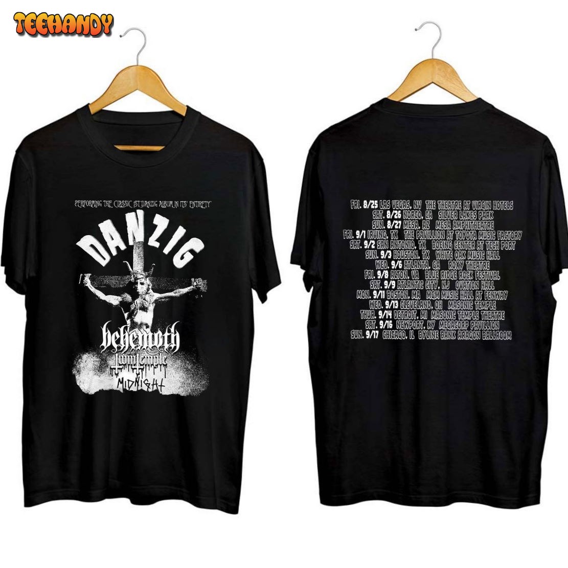 Danzig 2023 Tour Shirt, Danzig Band Fan 2023 Concert Shirt