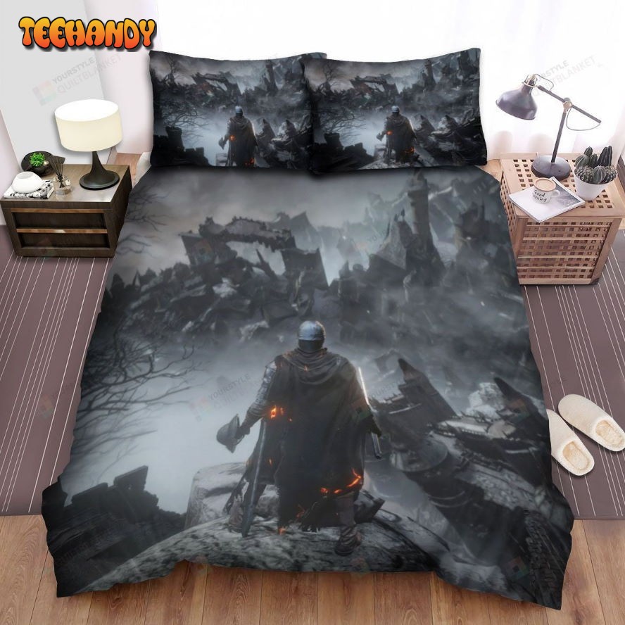 Dark Souls The Ashen One In Ringed City Bed Sheets Spread Bedding Set