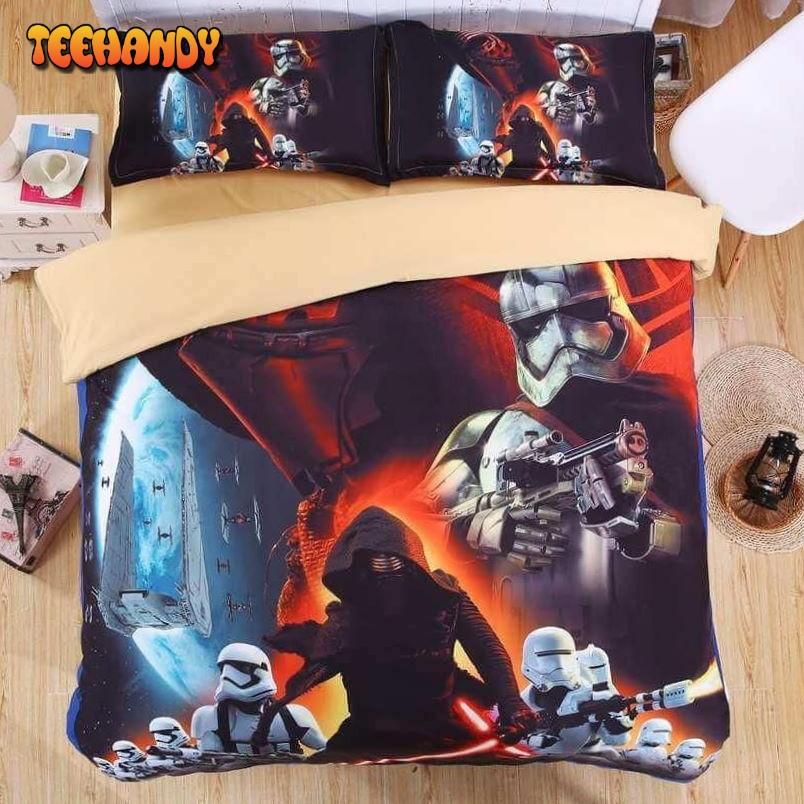 Darth Vader And First Order Star Wars 3d Printed Bedding Set and Pillow Cases