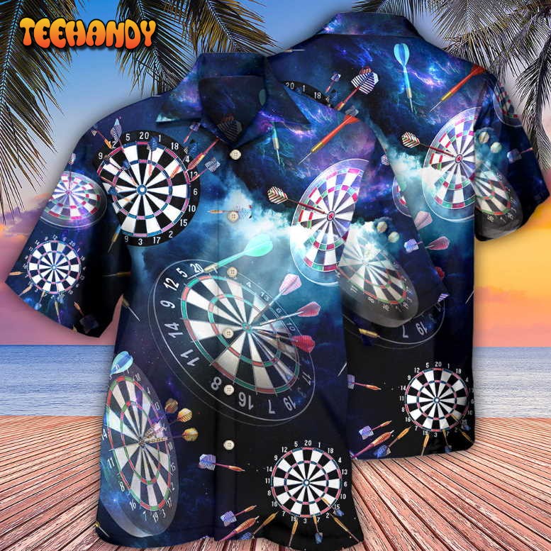 Darts Amazing Cool Into The Galaxy Hawaiian Shirt