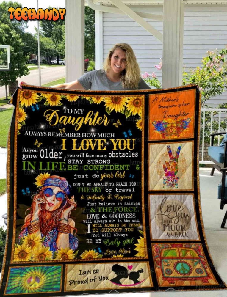 Daughterhippie 3D Quilt Blanket