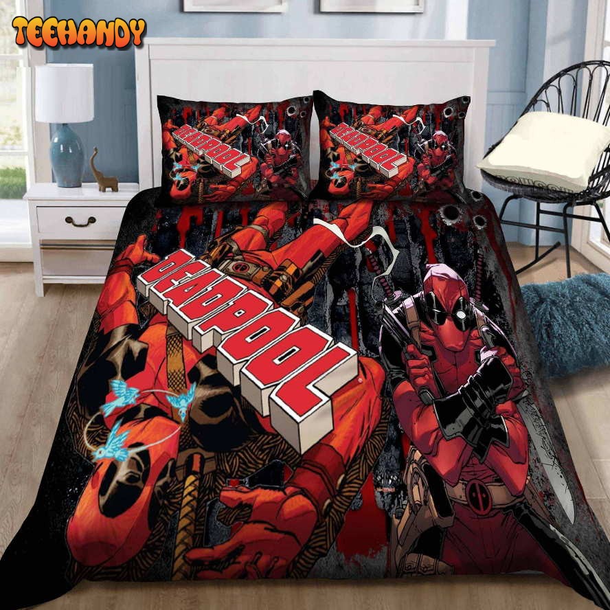 Deadpool Sleepy Duvet Cover Bedding Sets