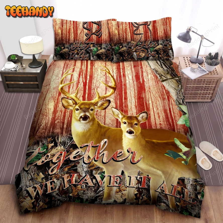 Deer Couple Have It All Duvet Cover Bedding Sets