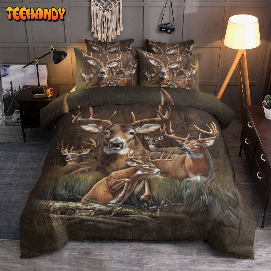 Deer Family Duvet Cover Bedding Sets