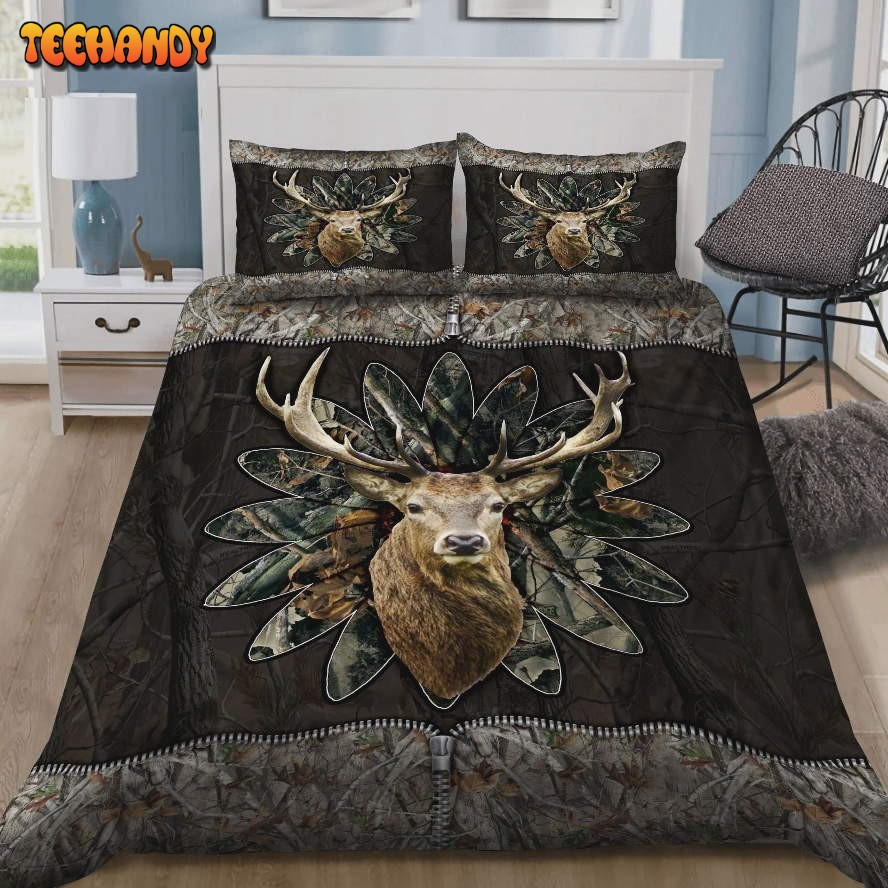 Deer Hunting Bed Sheets Duvet Cover Bedding Sets