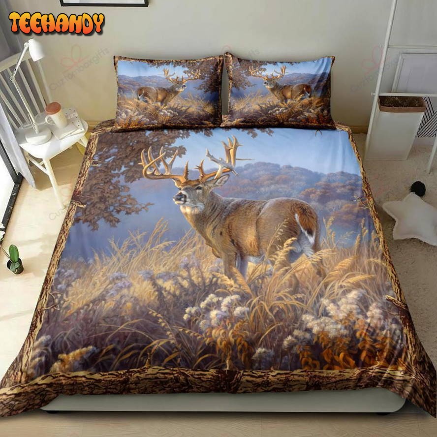 Deer In The Forest Duvet Cover Bedding Sets