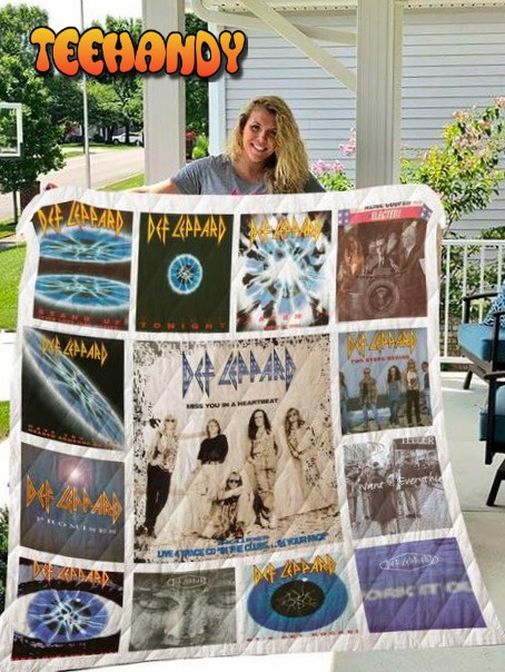 Def Leppard 3D Quilt Blanket