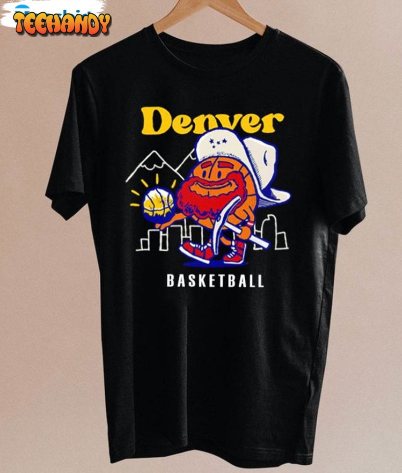 Denver Basketball Cute Mascot Unisex T Shirt