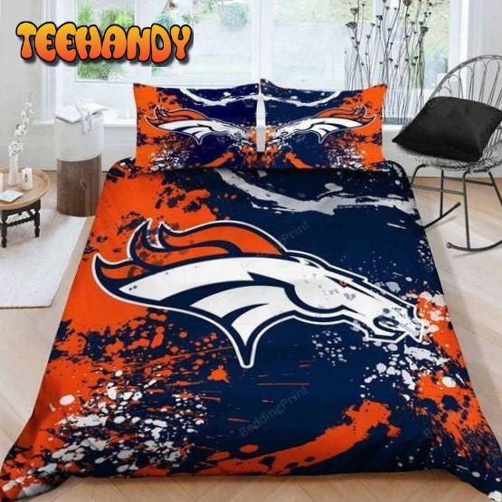 Denver Broncos Duvet Cover Bedding Sets