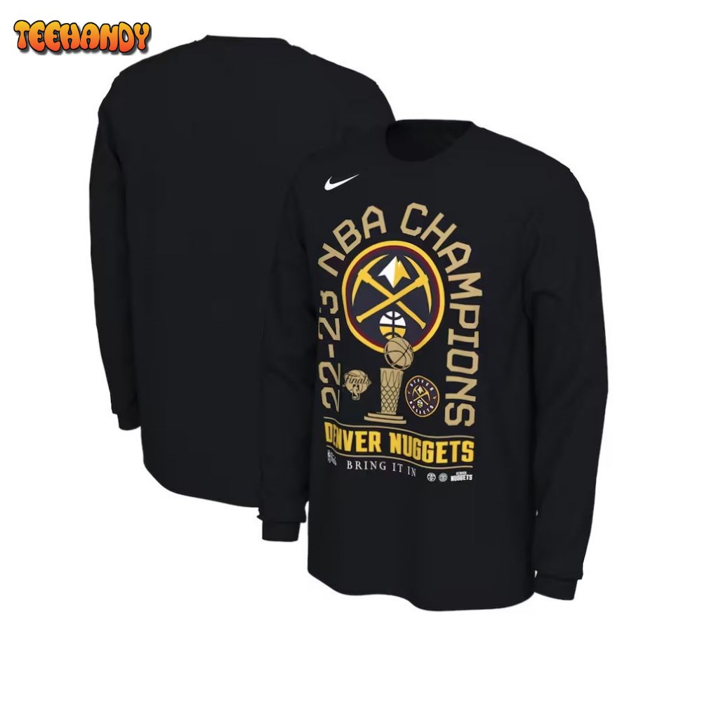 Denver Nuggets 2023 NBA Finals Champions Locker Room Long Sleeve T-Shirt