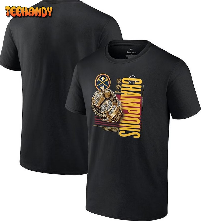 Denver Nuggets 2023 NBA Finals Champions Slam Bling Ring T-Shirt