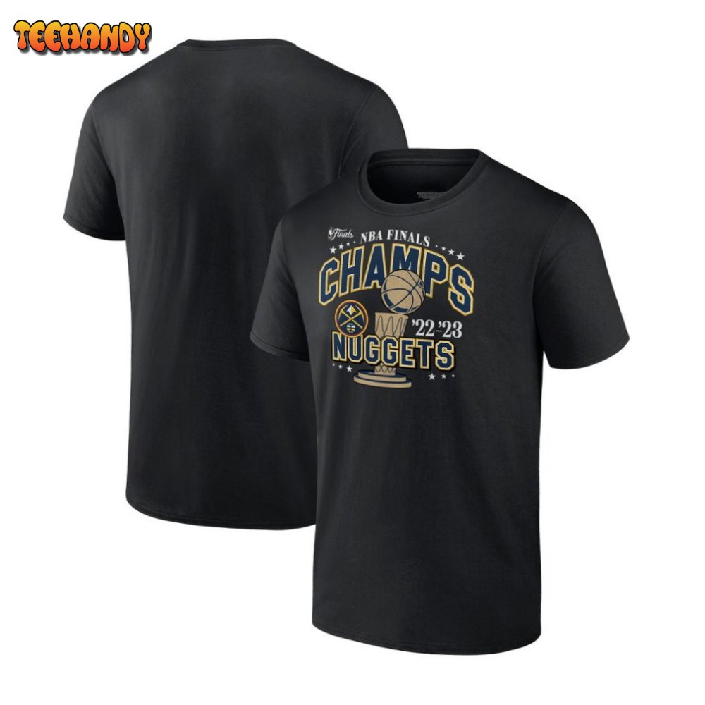 Denver Nuggets 2023 NBA Finals Champions Slip Trophy T-Shirt