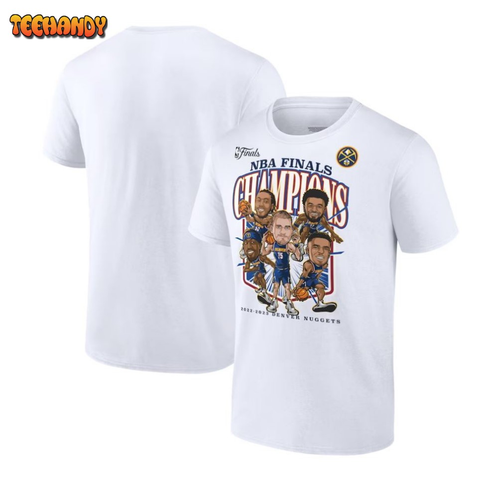 Denver Nuggets 2023 NBA Finals Champions Windmill Team Caricature T-Shirt