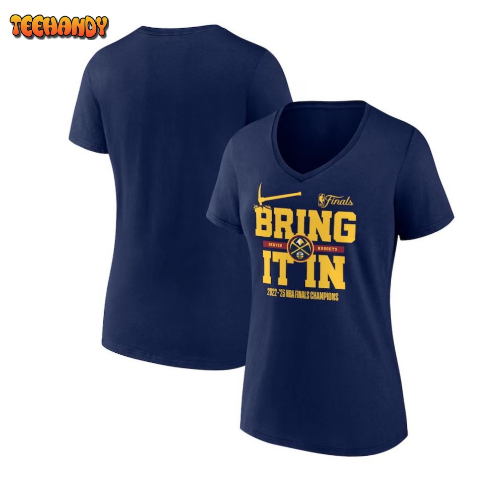 Denver Nuggets Women’s 2023 NBA Finals Champions Half Court Hometown T-Shirt