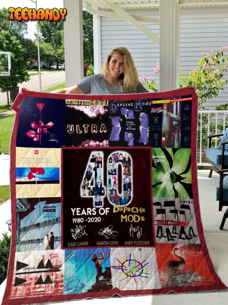 Depeche Mode 3D Quilt Blanket