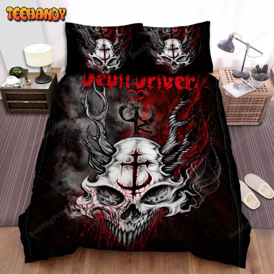 Devildriver Skull Art Duvet Cover Bedding Sets