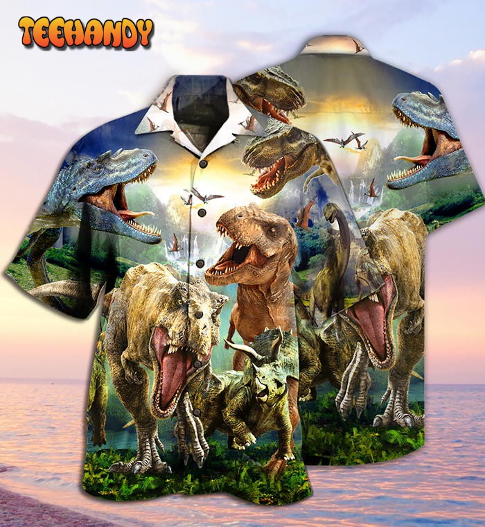 Dinosaur I Am Roarsome Hawaiian Shirt