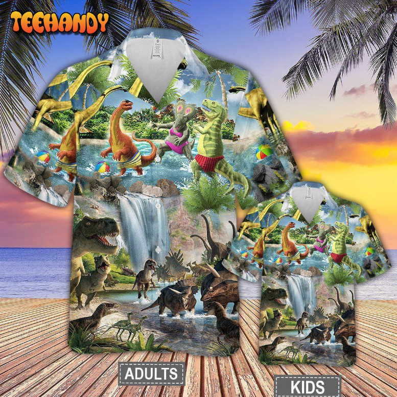 Dinosaur World Funny Summer Hawaiian Shirt