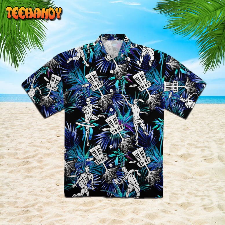 Disc Golf Retro Vintage Style Hawaiian Shirt