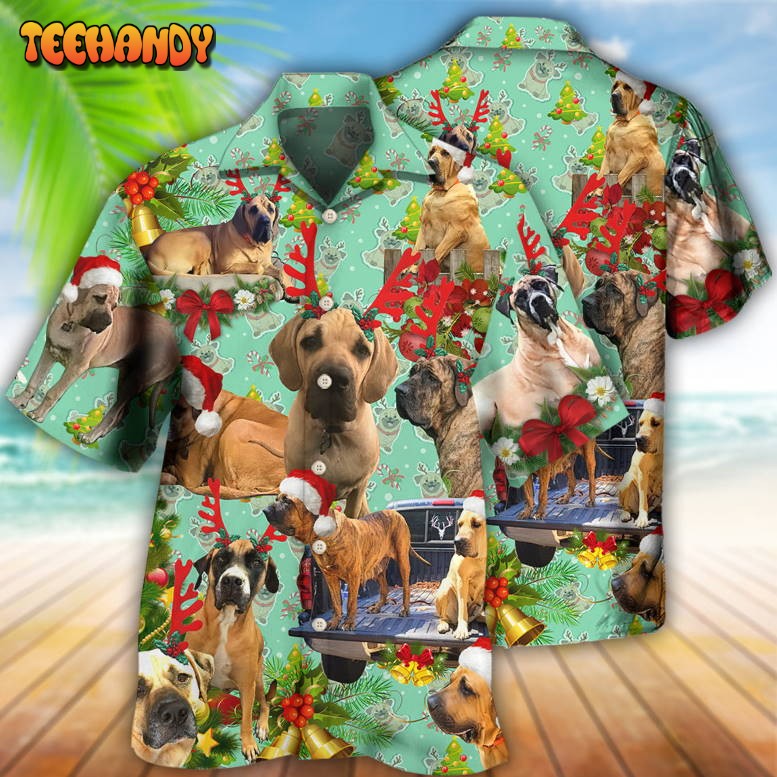 Dog Cute Dogs Merry Christmas Hawaiian Shirt