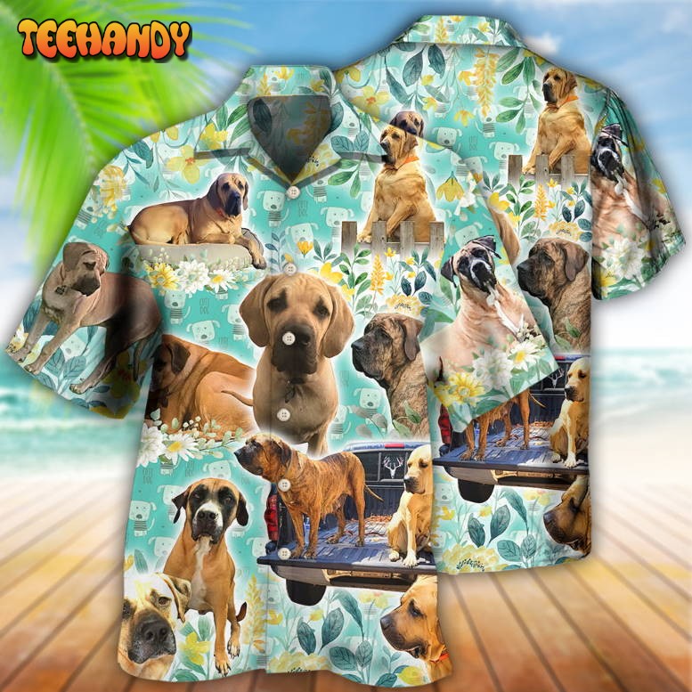 Dog Love Dog Floral Hawaiian Shirt