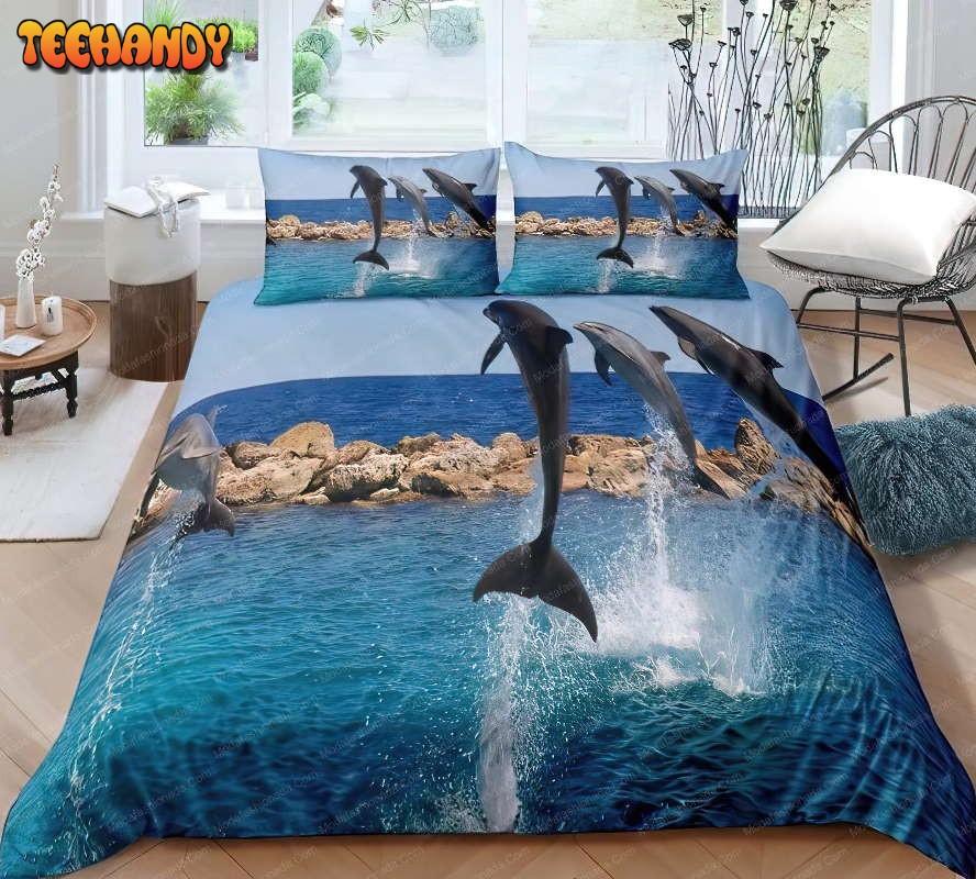 Dolphin Ocean Mediterranean Style Bedding Sets