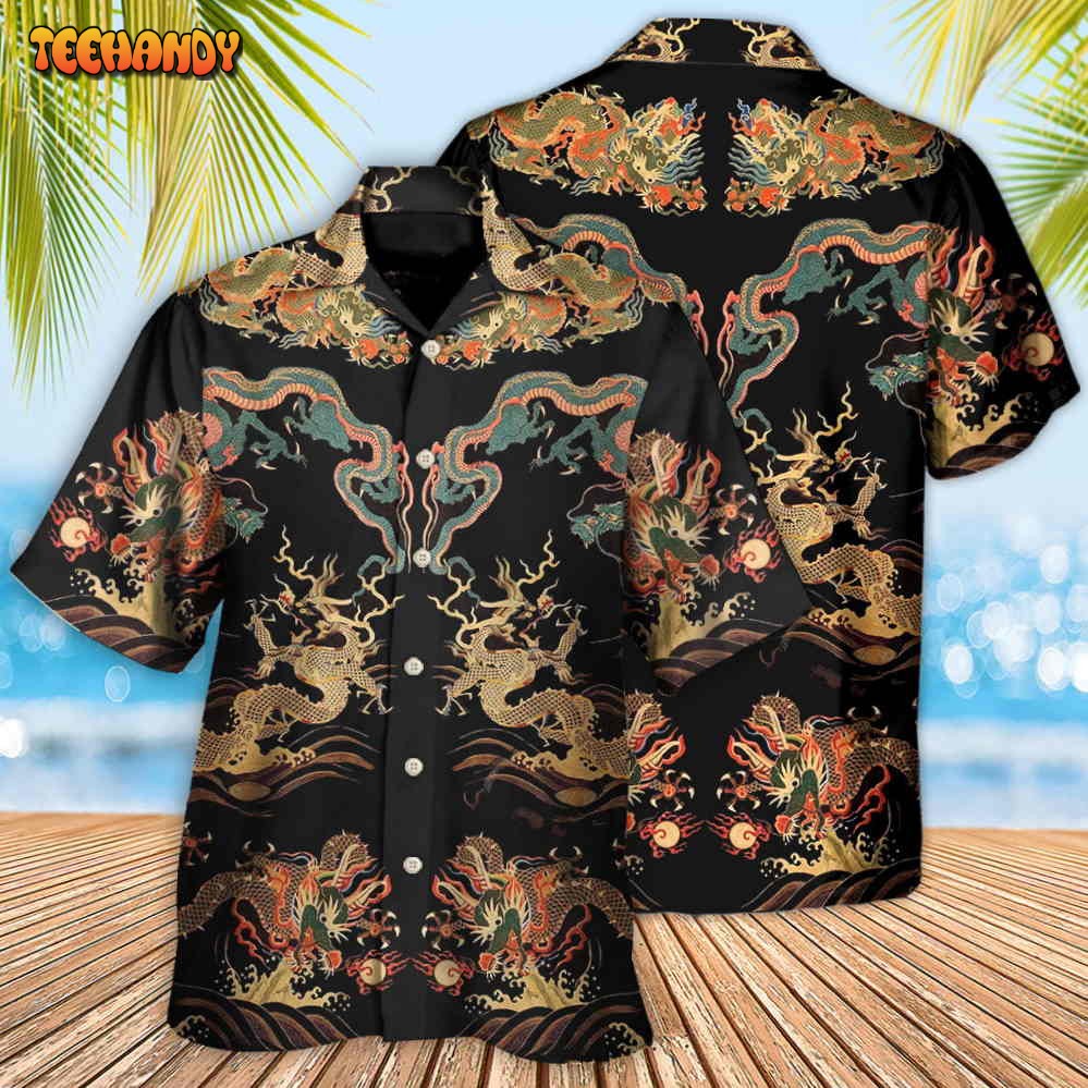 Dragon Chinese Dragon Royal Hawaiian Shirt